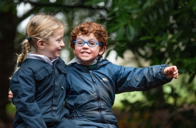 Forest School Blue Glasses
