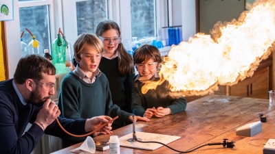 science explosion fire lab prep school learning