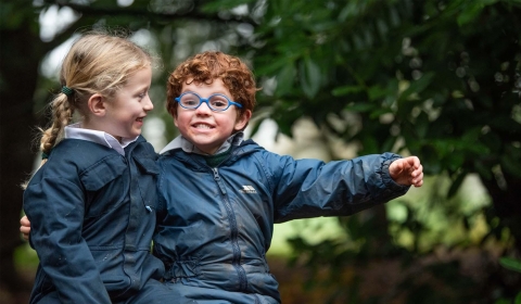 Forest School Blue Glasses